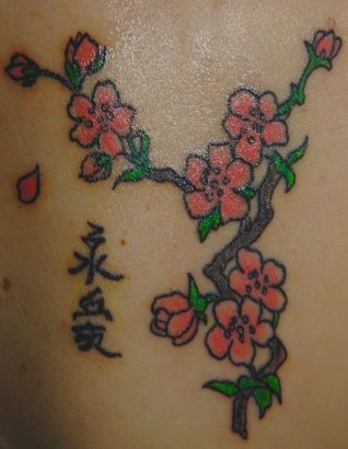 Cherry Blossom Tattoo Image